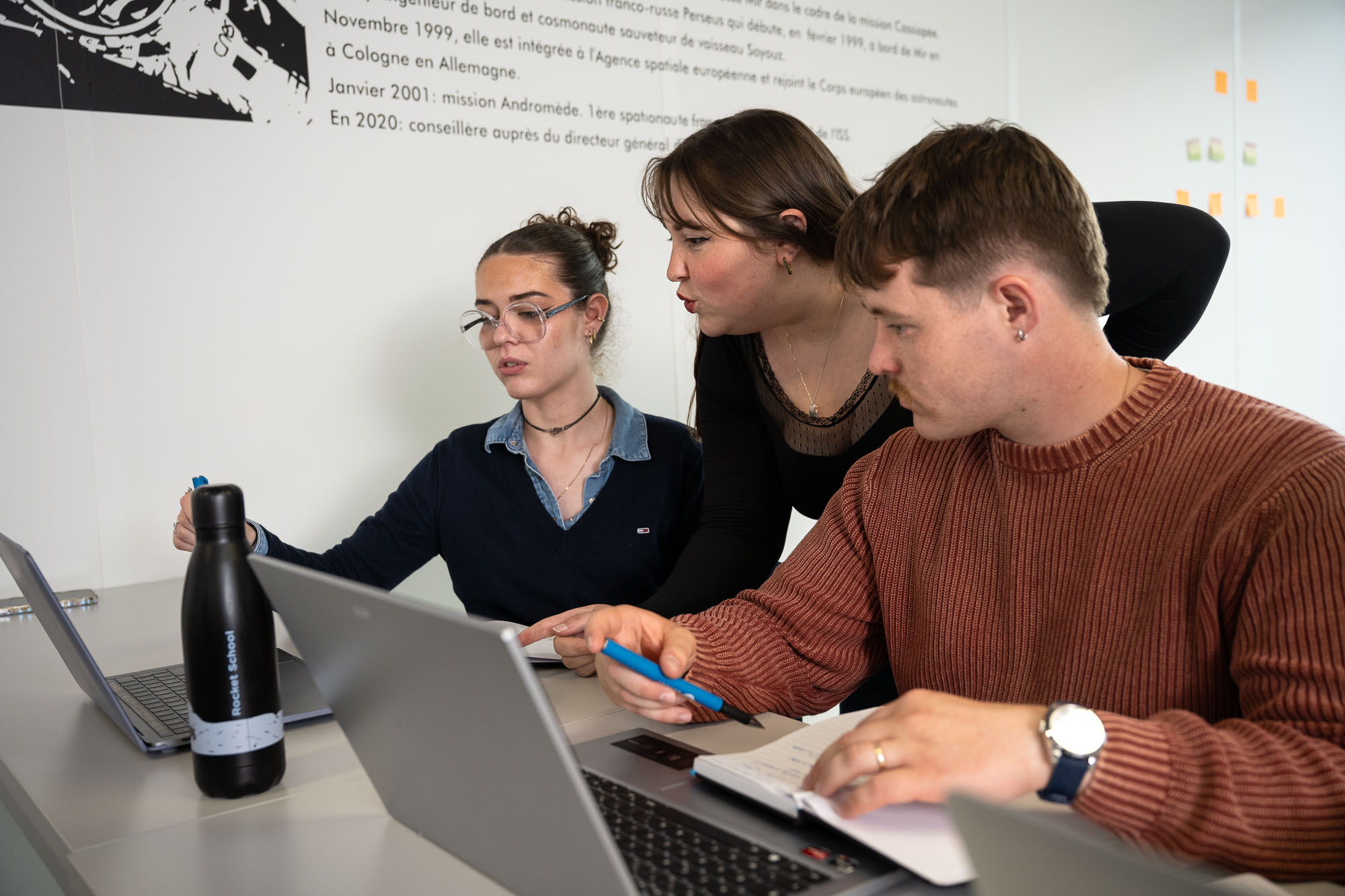 Équipe projet en formation intensive à Rocket School